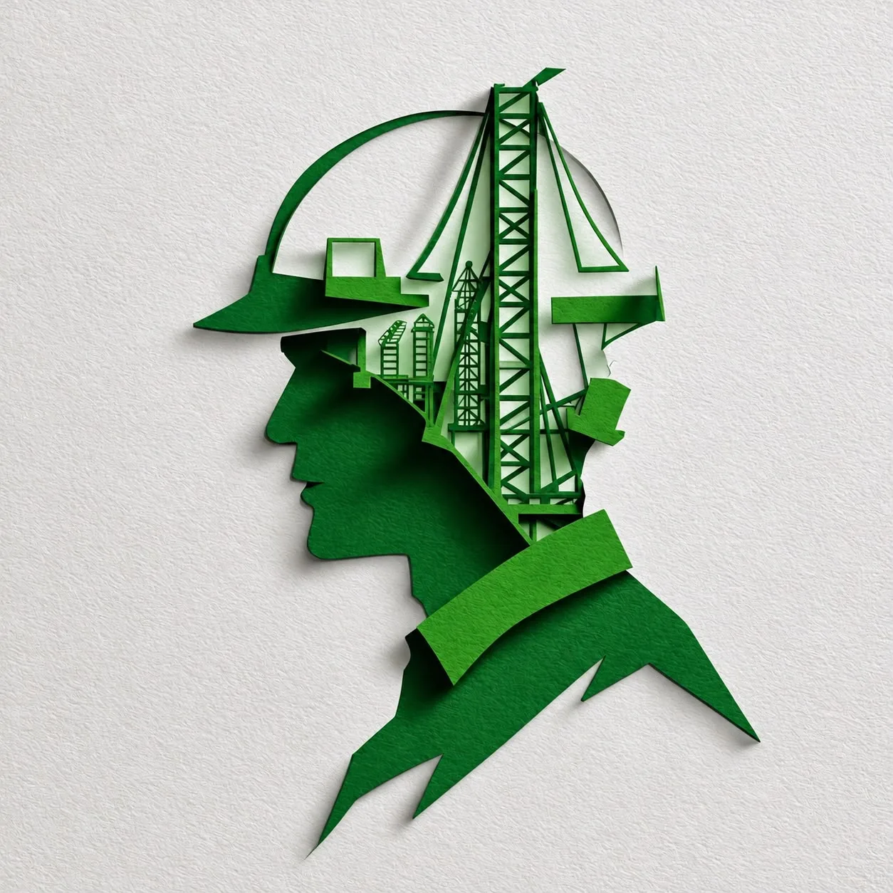 QuantEdge supplied green construction vision identity artwork