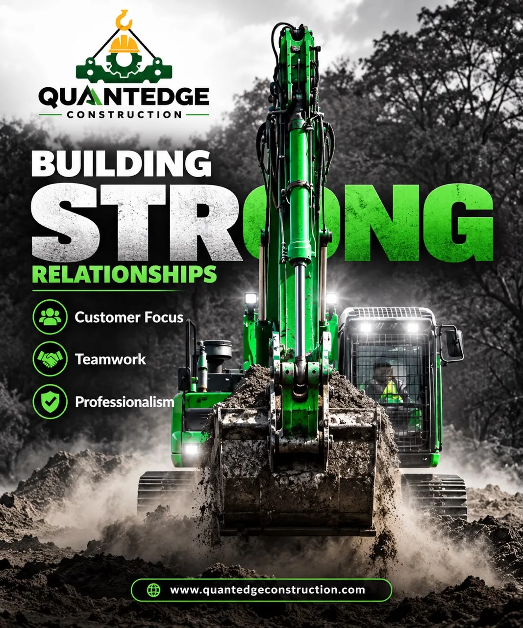 Architectural and construction imagery supplied for QuantEdge website