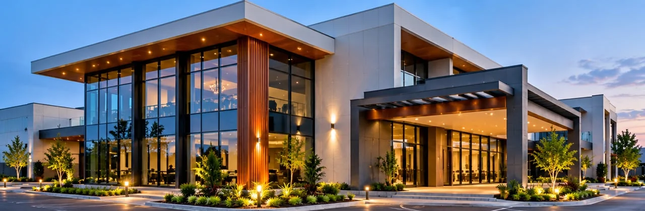 Modern commercial architecture inspiration, image